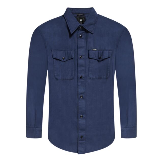 G-Star Marine Slim Shirt Sartho Blue