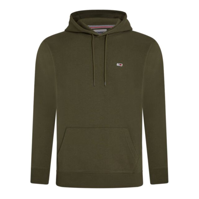 Tommy Jeans Reg Fleece Hoodie Olive