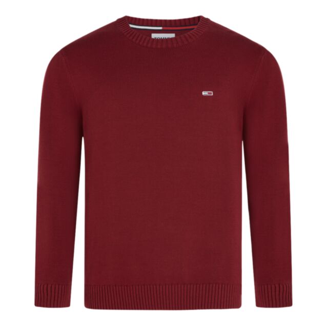 Tommy Jeans Essential Crew Neck Rouge