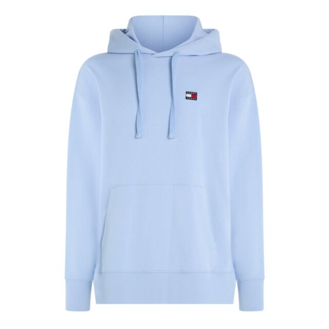 Tommy Jeans Relaxed Badge Hoodie Blue