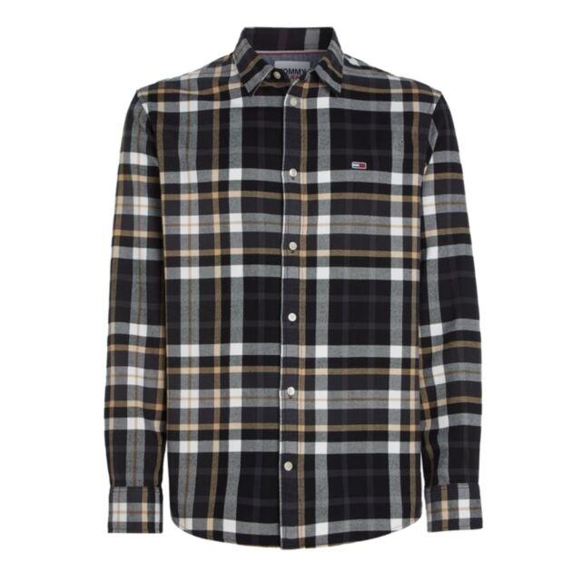Tommy Jeans Ess Check Shirt Black Check