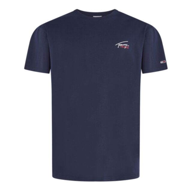 Tommy Jeans CLSC Small Flag T-Shirt Navy