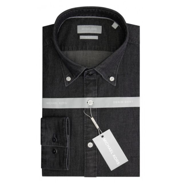 Michael Kors Indigo Slim Shirt Grey