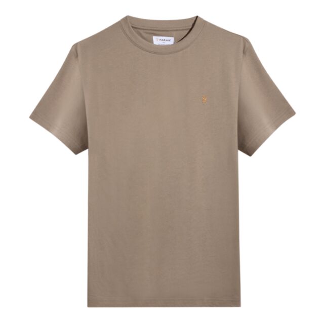 Farah Danny Reg SS T-Shirt Beige