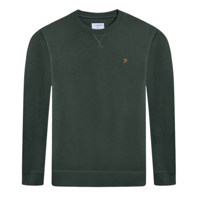 Farah Tim New Crew Sweater Evergreen