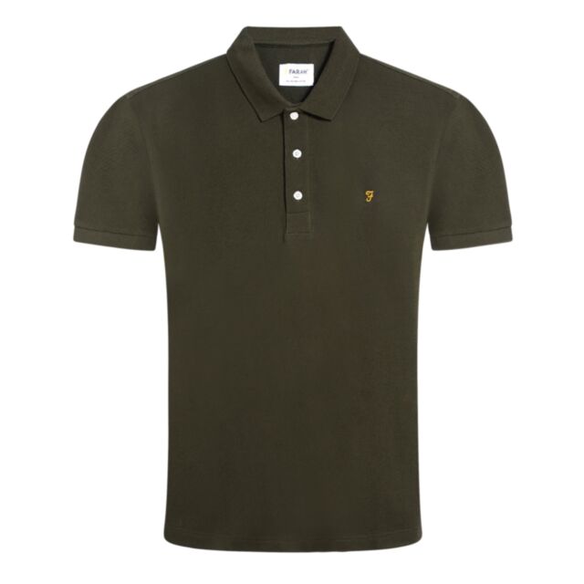 Farah Blanes SS Polo Evergreen