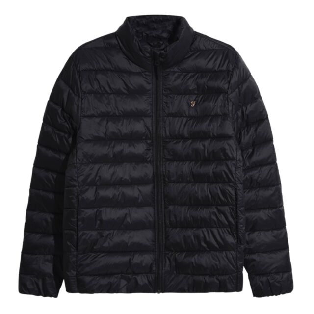 Farah Joel Wadded Jacket Black