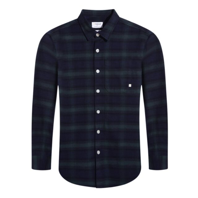 Farah Tozzo LS Check Shirt Pine