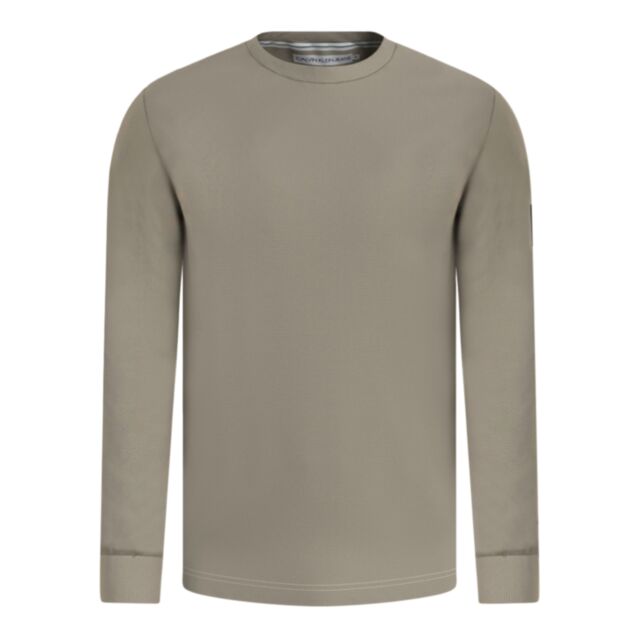 Calvin Klein LS Waffle Tee Plaza Taupe