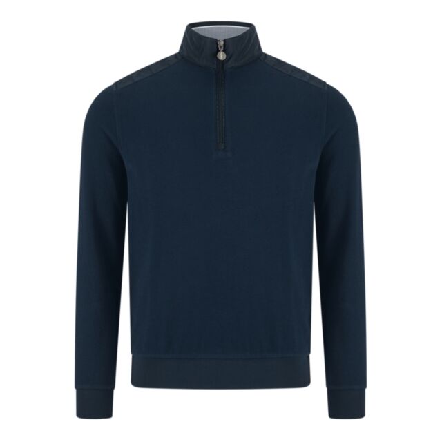 6Th Sense Jack 1/4 Zip Knit Navy Blazer