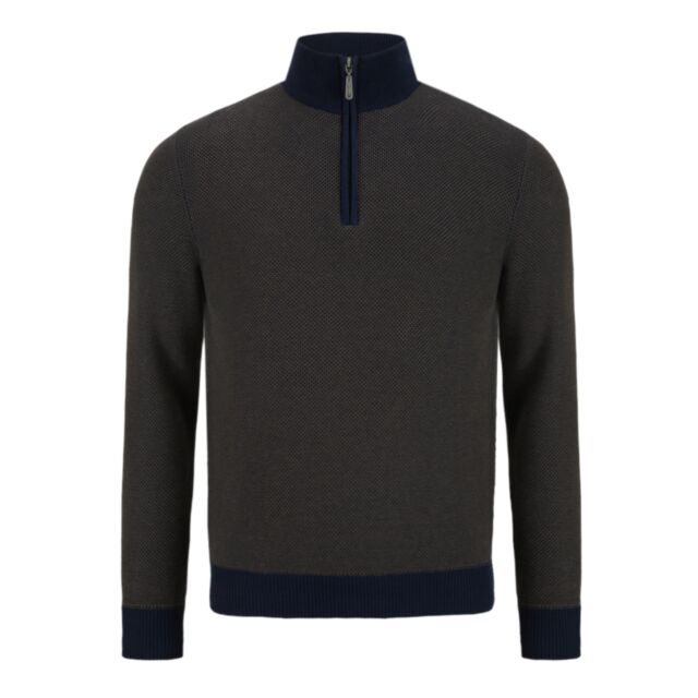 6Th Sense Jimmy 1/4 Zip Knit Morel