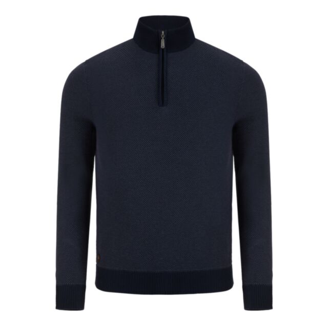 6Th Sense Jimmy 1/4 Zip Knit Night Shade