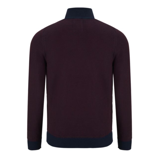 6Th Sense Jimmy 1/4 Zip Knit Port