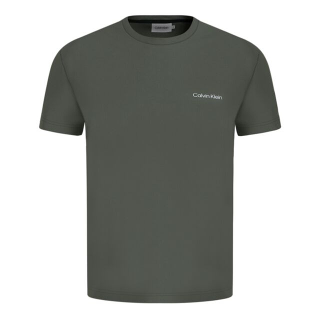 Calvin Klein Logo Interlock T-Shirt Thyme