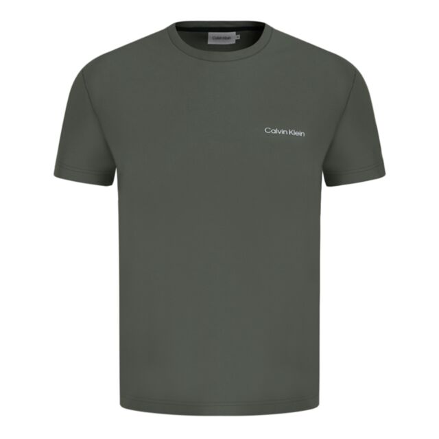 Calvin Klein Logo Interlock T-Shirt Thyme