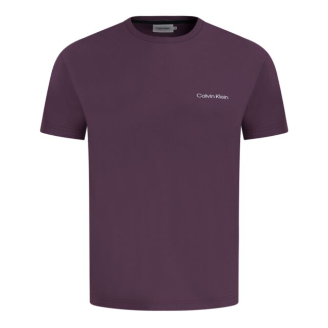 Calvin Klein Micro Logo Tee Italian Plum