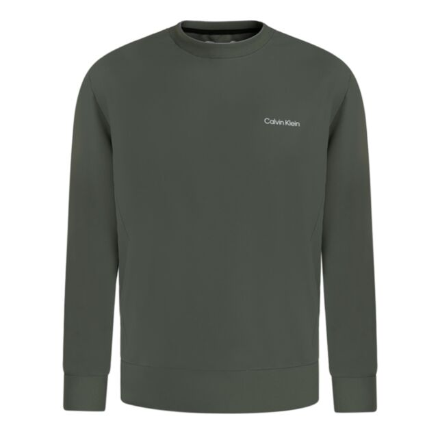 Calvin Klein Logo Repreve Sweater Thyme