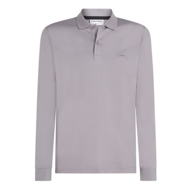 Calvin Klein Smooth Cotton LS Polo Sublu