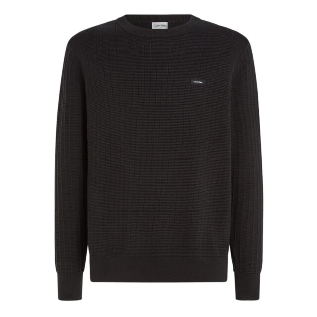 Calvin Klein Structured Sweater Black