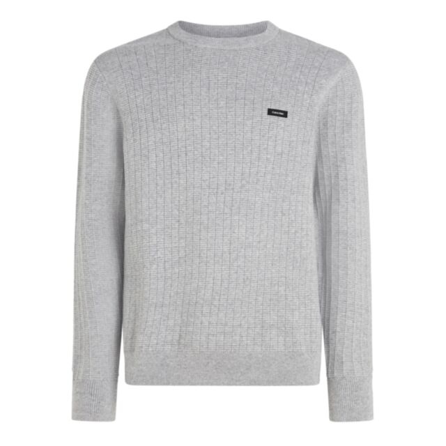 Calvin Klein Structure Sweater Mid Grey