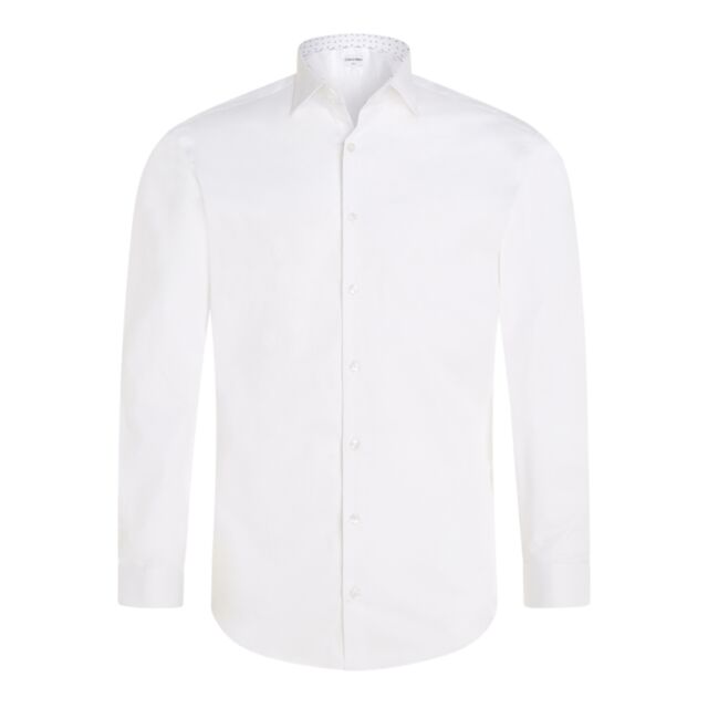 Calvin Klein Twill Contrast Print Shirt