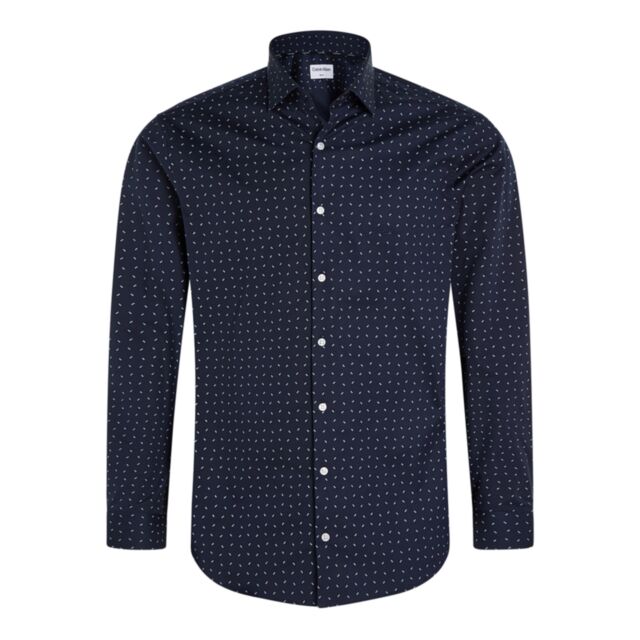 Calvin Klein Twill 2 Colour Print Shirt