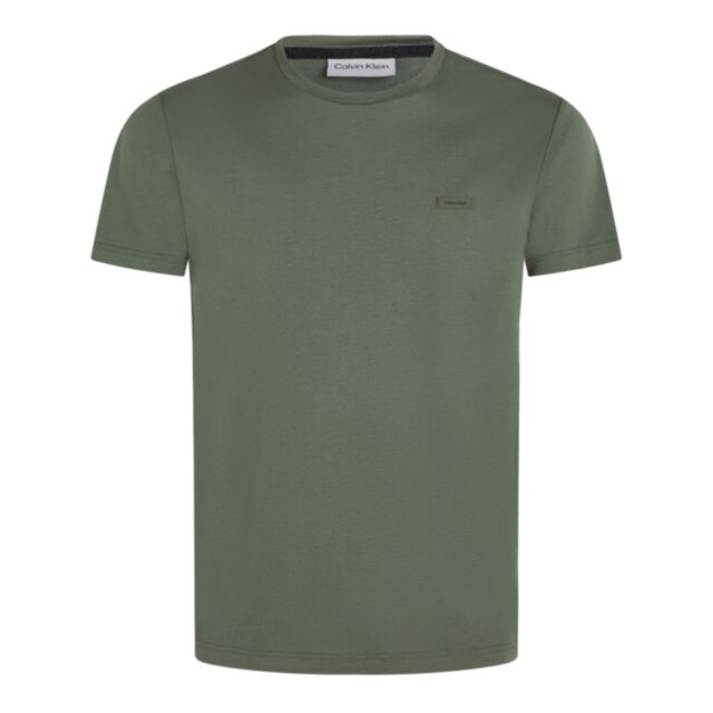 Calvin Klein Smooth Cotton T-Shirt Thyme