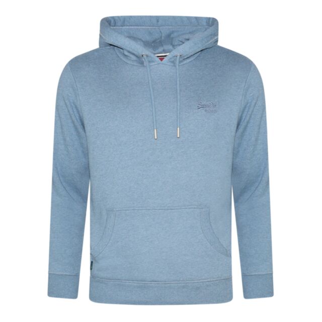 Superdry Ess Logo Hoodie Bluestone