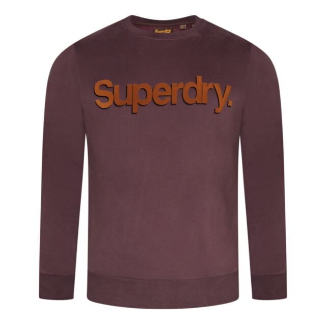 Superdry Classic Core Sweatshirt Burgundy