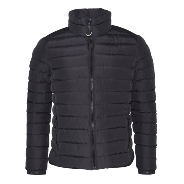 Superdry Fuji Emb Padded Jacket Black