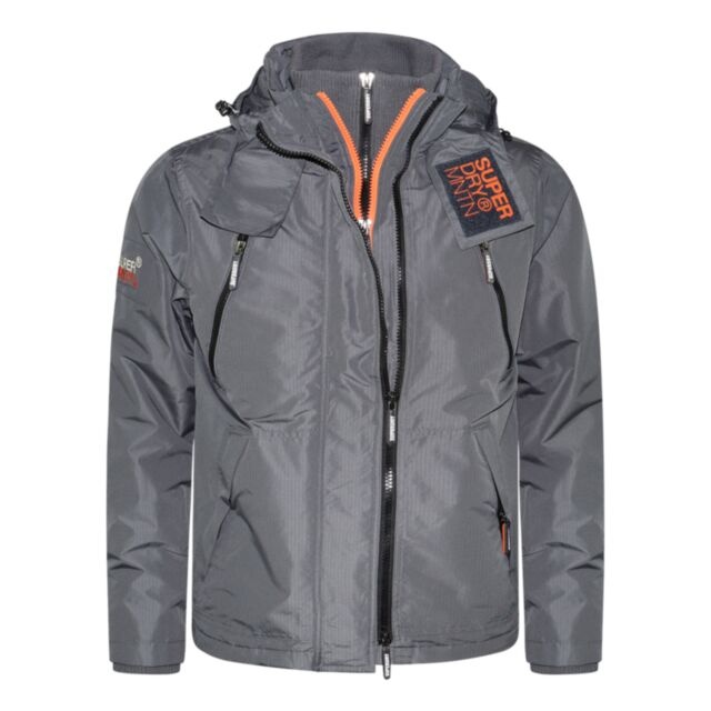 Superdry Mountain Windcheater Charcoal