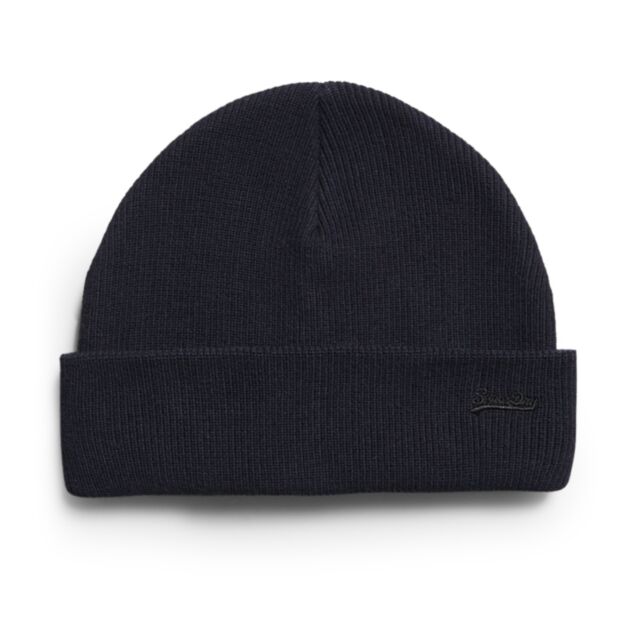 Superdry Vintage Logo Beanie Eclipse Navy