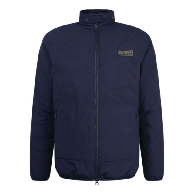 Barbour Station Quilted Jacket Navy