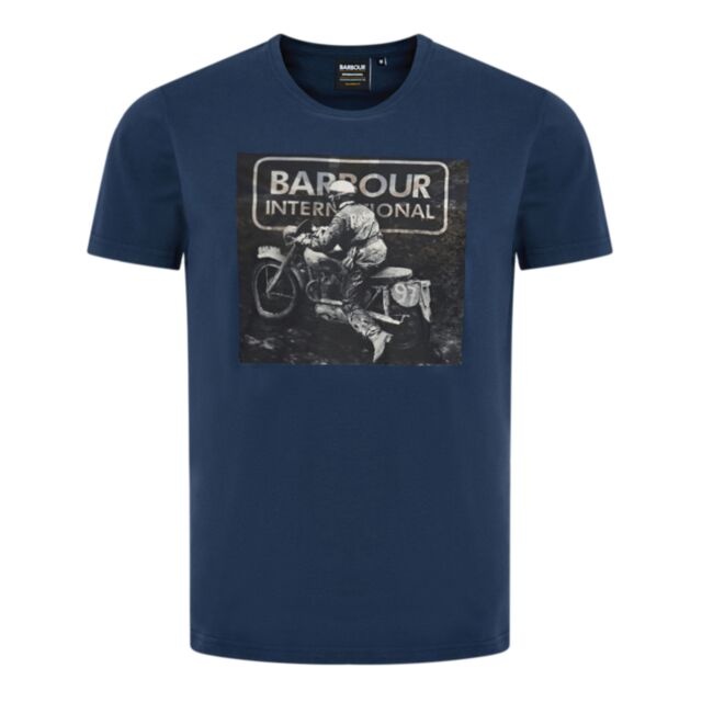 Barbour International Race T-Shirt Navy