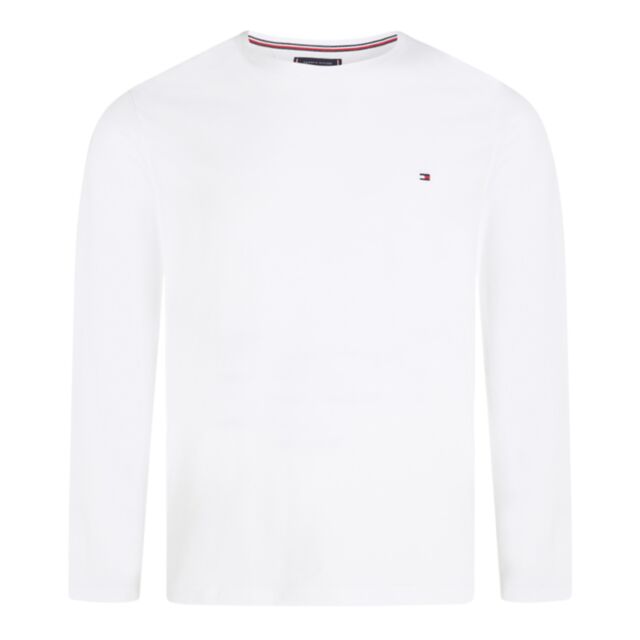 Tommy Hilfiger LS Slim Stretch Tee White
