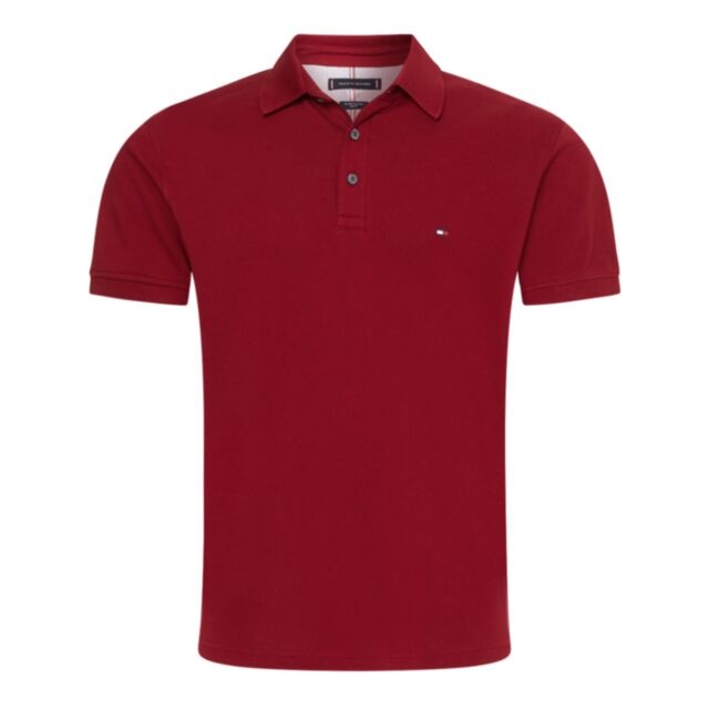 Tommy Hilfiger 1985 Slim Polo Rouge Red