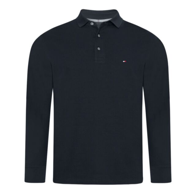 Tommy Hilfiger 1985 Slim LS Polo Shirt Navy