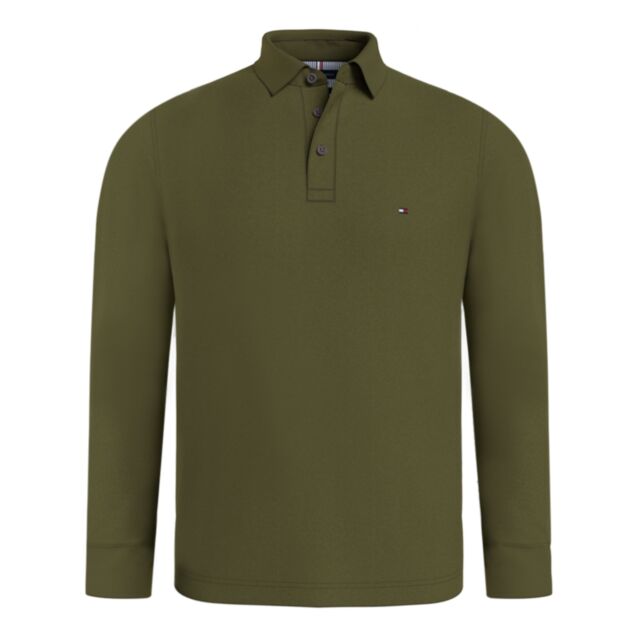 Tommy Hilfiger 1985 Slim LS Polo Green
