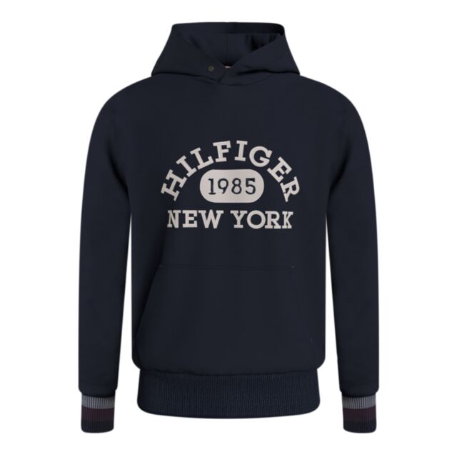 Tommy Hilfiger Mono Collegiate Hood Navy