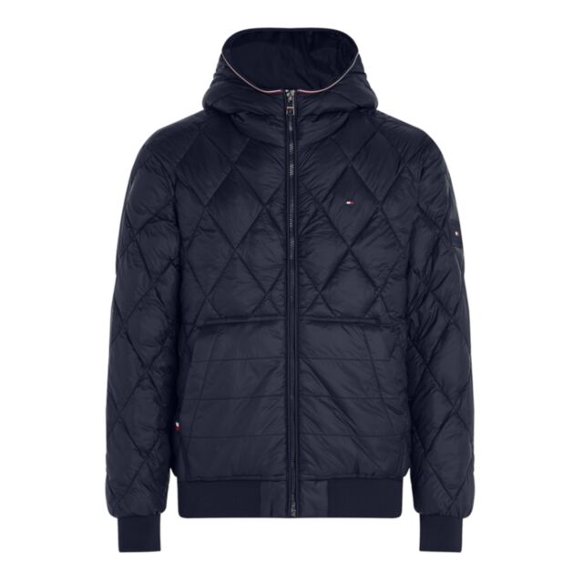 Tommy Hilfiger Mix Quilt Recycled Jacket Navy