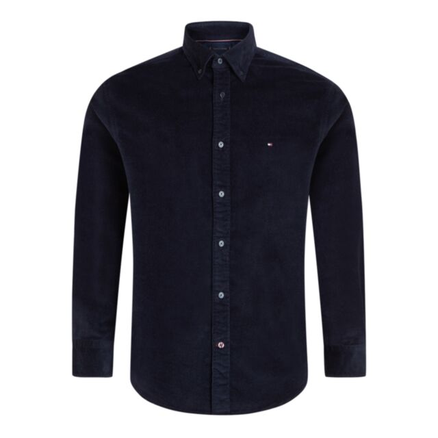 Tommy Hilfiger Flex Solid Cord Shirt Navy