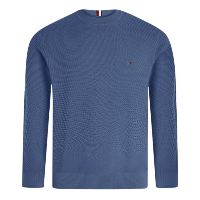 Tommy Hilfiger Rect Structure Crew Indigo