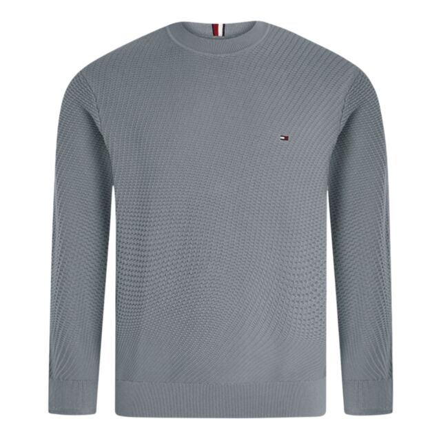 Tommy Hilfiger Rect Struct Crew Nk Grey