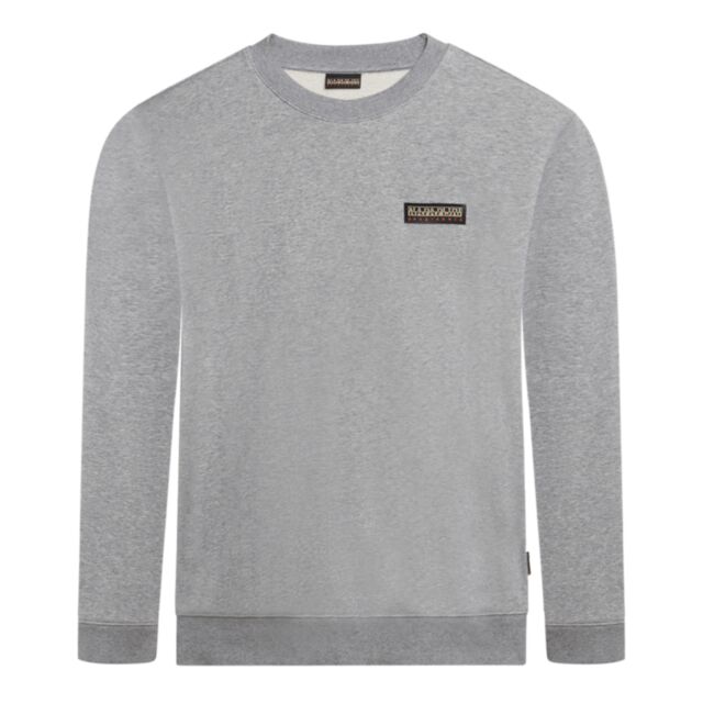 Napapijri B-Iaato C Crew Neck Grey Marl