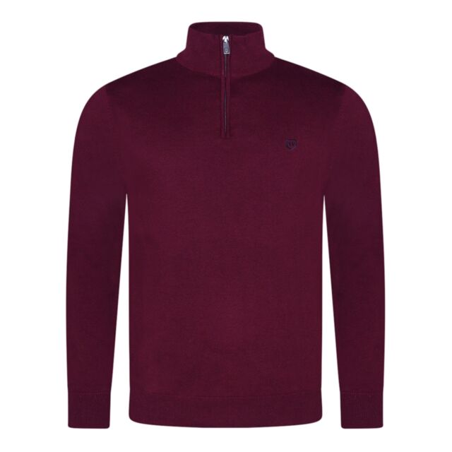 XV Kings Petersham Half Zip Cabernet
