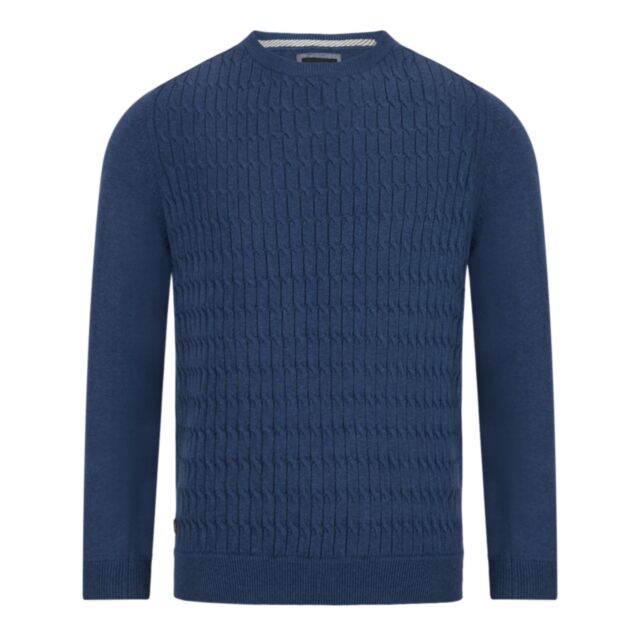 6Th Sense Queen Crew Nk Knit Blue