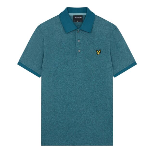 Lyle & Scott Marl Polo Shirt Alpine Sky
