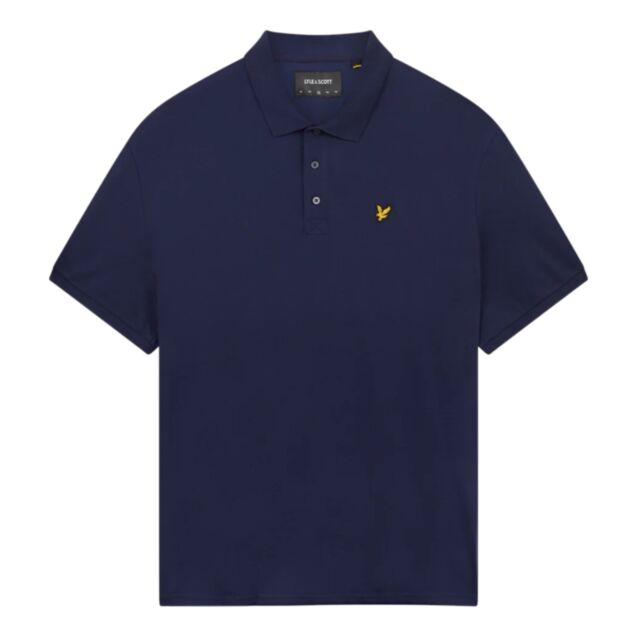 Lyle & Scott Plain Polo Shirt Navy