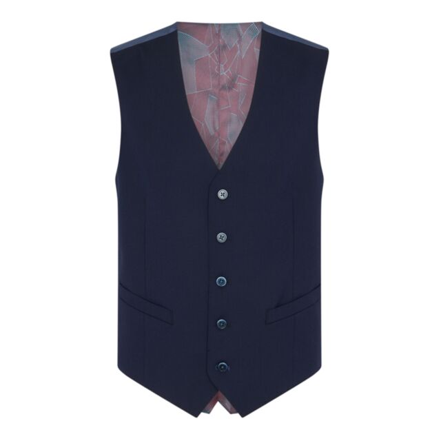 Remus Uomo Palucci Waistcoat Blue