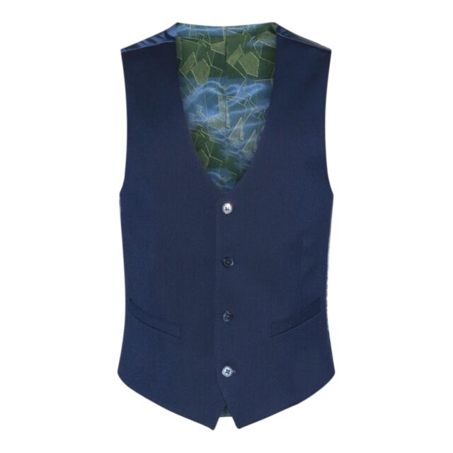 Remus Mix To Fit Frenc Navy Waistcoat